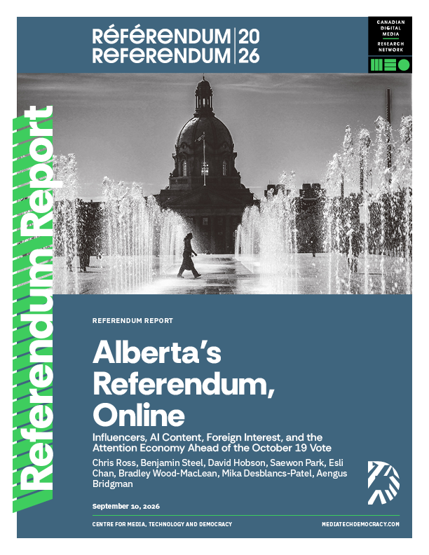 Cover of the report: Alberta's Referendum, Online